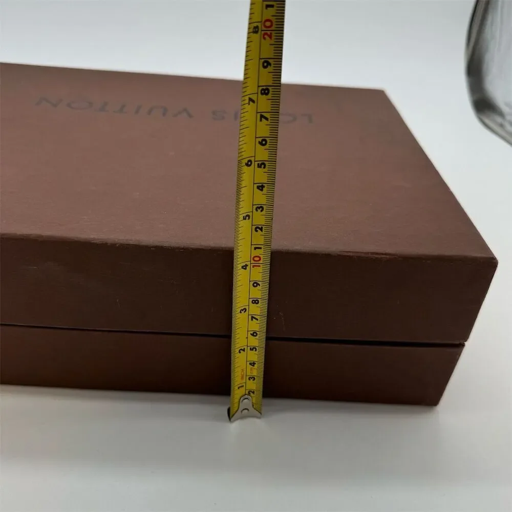 Louis Vuitton Brown Luxury Gift/Accessory Box Empty Storage Decor